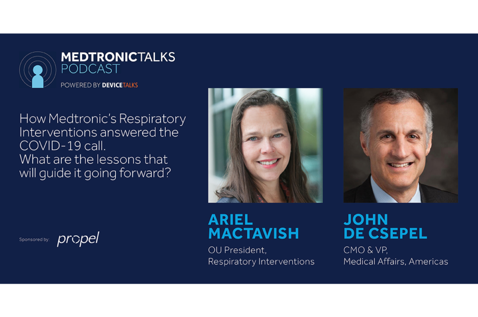 How Medtronic’s Respiratory Interventions answered the COVID-19 call, the lessons that will guide it going forward