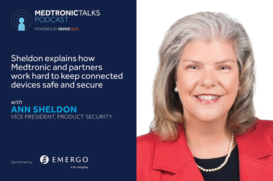 Sheldon explains how Medtronic and partners work hard to keep connected devices safe and secure