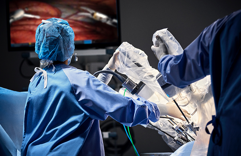 Intuitive Surgical's da Vinci surgical robotics system