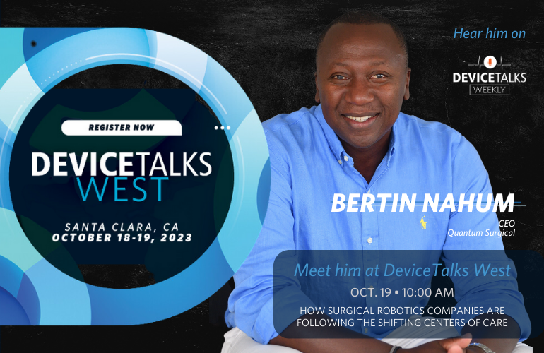Bertin Nahum is presenting at DeviceTalks West and guest stars on DeviceTalks Weekly