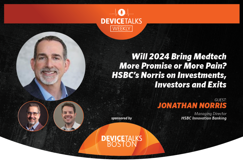 Will 2024 Bring Medtech More Promise or More Pain? HSBC’s Norris on Investments, Investors and Exits