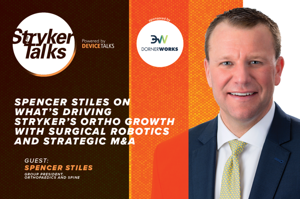 Spencer Stiles on what's driving Stryker’s ortho growth with surgical robotics and strategic M&A