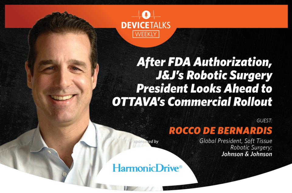 Interview with Rocco De Bernardis, Global President Soft Tissue Robotics, J&J MedTech